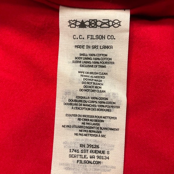 NWT Filson + Ducks Unlimited Waxed Cotton Coat - Picture 12 of 14